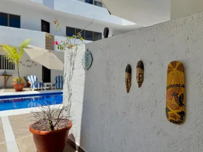 Piscina en o cerca de Alojamiento cerca de la playa y zona turística