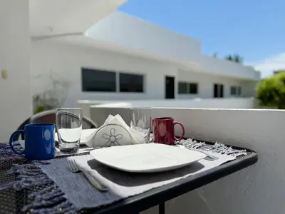 Plano de Hermosa Suite a pocas cuadras de la Playa