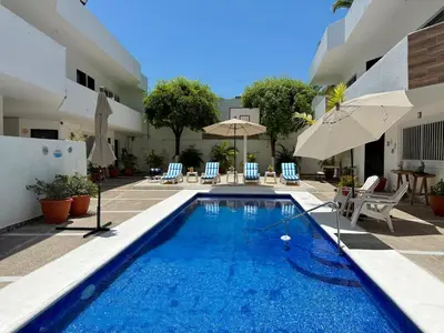 Piscina en o cerca de Hermosa Suite Cerca del Malecón y la Playa