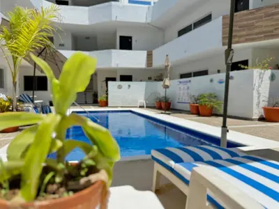 Piscina en o cerca de Hermosa Suite Cerca del Malecón y la Playa