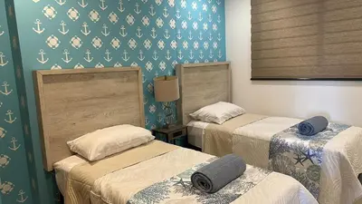 Cama o camas de una habitación en Starfish Apartment