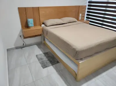 Cama o camas de una habitación en Marina Cerritos Mazatlan