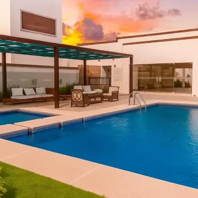 Casa Atardecer con Alberca en Privada