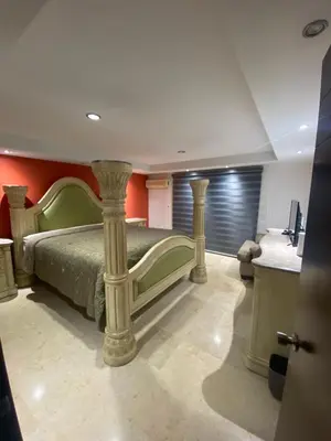 Cama o camas de una habitación en Casa azul particular