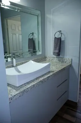 Un baño de Casa Serena