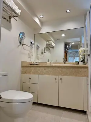 Un baño de Departamento a pie de playa, vista al Mar, Cerritos, Mazatlan