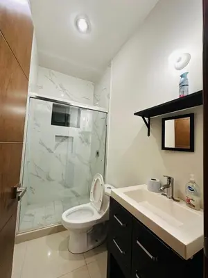 Un baño de Atlántico departamento
