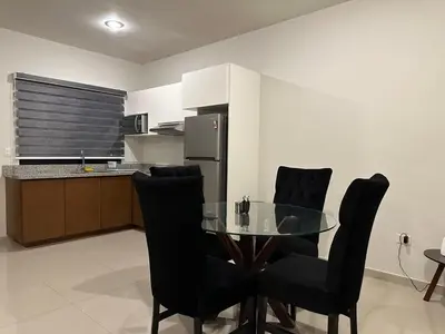 Una cocina o zona de cocina en Atlántico departamento