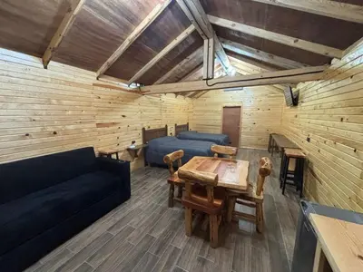 Zona de estar de Cabañas La Esperanza