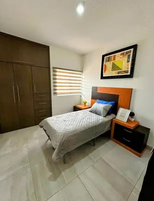 Cama o camas de una habitación en Casa Privada en Zona Cantera