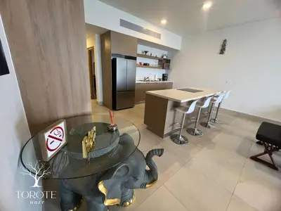 Una cocina o zona de cocina en Condominio Frente al Mar