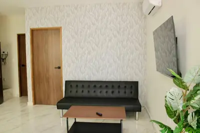 Zona de estar de Hotel boutique cerca de Zona Dorada by Gpsrentas