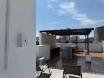 Un balcón o terraza de Depa A unas calles de la Playa y Zona Dorada ByGPS