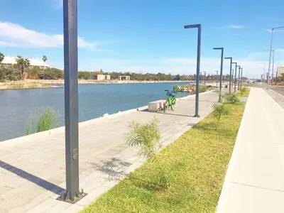 Vista de un río cerca de este apartamento