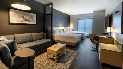 Cama o camas de una habitación en Hyatt Place Piedras Negras