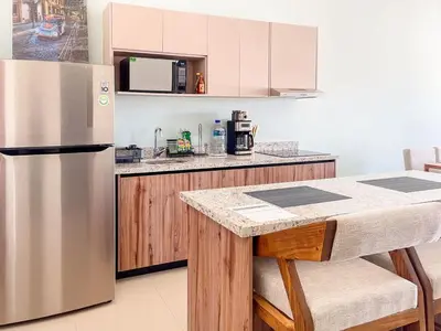 Plano de Apartment for 8 behind el malecon with a pool