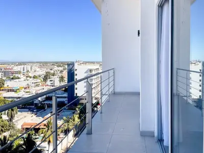 Plano de Apartment for 8 behind el malecon with a pool