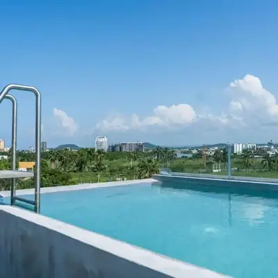 Modern apartment in Sabalo with pool & grill
