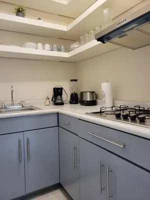 Una cocina o zona de cocina en Departamento Independiente y Acogedor