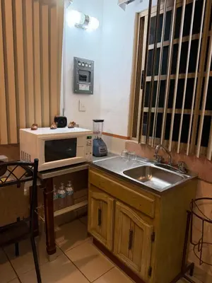 Una cocina o zona de cocina en Departamento Nuevo Céntrico Las Marías 1