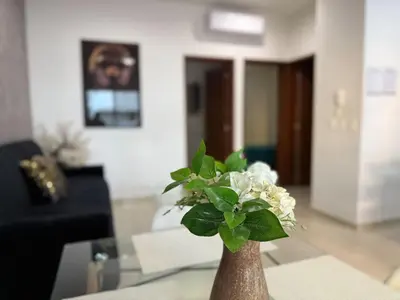 Zona de estar de Alojamiento en Zona Dorada Cerca de la Playa