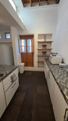Una cocina o zona de cocina en Quinta familiar en la santo niño