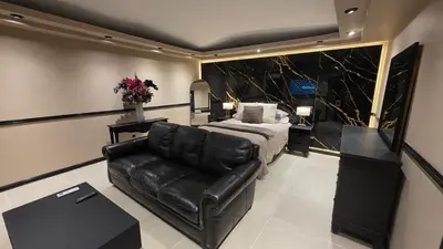 Zona de estar de Luxury Suites Seoul Consulado