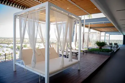 Un balcón o terraza de Hotel Dublé