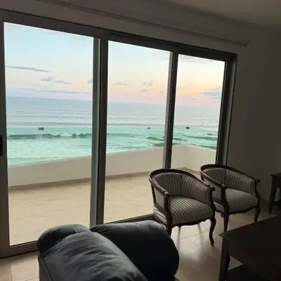 Departamento frente al mar en Playa Brujas
