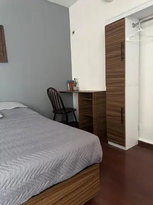 Cama o camas de una habitación en Departamento Moderno y Centrico check in autonomo no necesitas llaves