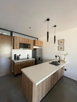 Una cocina o zona de cocina en Stylish Condo Steps to Beach & Malecón