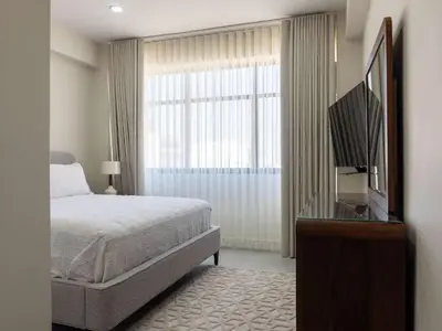 Plano de Beautiful apartment just 3 blocks from the beach