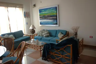 Zona de estar de Casa Cerritos Resort a 100 m de la playa - MZT LC