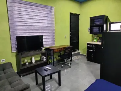 Una televisión o centro de entretenimiento en Saltillo Lofts en excelente ubicación