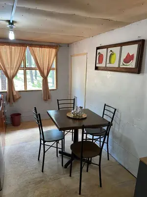 Zona de estar de Cabañas El Ensueño