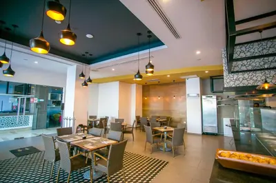 Zona de estar de Pacific Palace Beach Tower Hotel