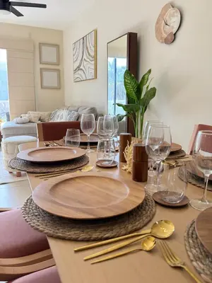 Zona de estar de Modern apartment overlooking the ocean in front of the esplanade