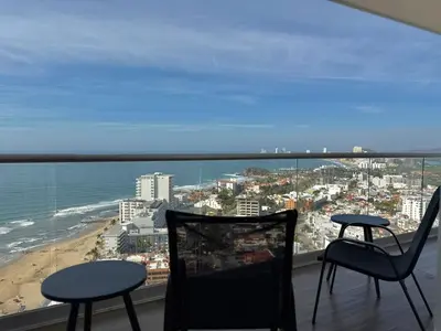 Vista general del mar o vista desde el apartamento