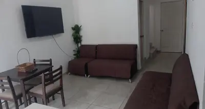 Zona de estar de Spacious house near the beach
