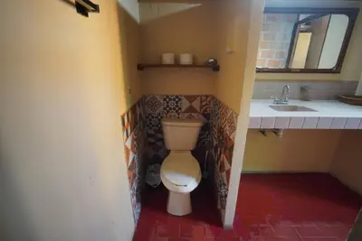 Un baño de Casa Feliz Playa Norte