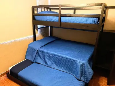 Cama o camas de una habitación en Casa Villas del Mar