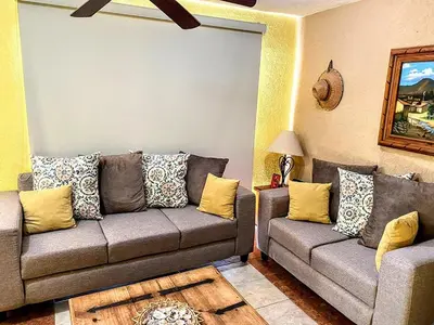 Zona de estar de Casa Villas del Mar
