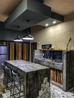 Una cocina o zona de cocina en Súper loft con excelente ubicación