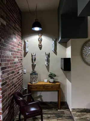 Una televisión o centro de entretenimiento en Súper loft con excelente ubicación