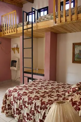Cama o camas de una habitación en Villas La quinta by Black Birds