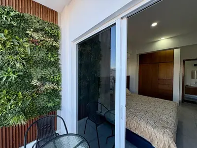 Zona de estar de DEPA NUEVO en TORRE CORDOBA a pasos del MALECON y PLAYA