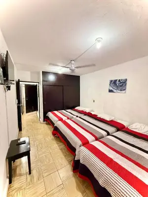Cama o camas de una habitación en 3 bedroom house one short walk from the beach