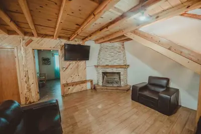 Una televisión o centro de entretenimiento en Mexiquillo - La Fogata - Cabin #3
