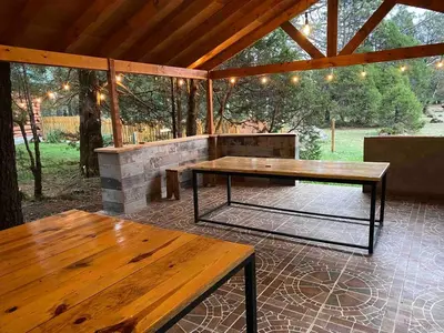 Jardín al aire libre en Mexiquillo - La Fogata - Cabin #3