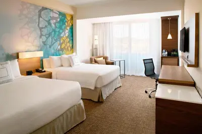 Cama o camas de una habitación en Courtyard by Marriott Hermosillo